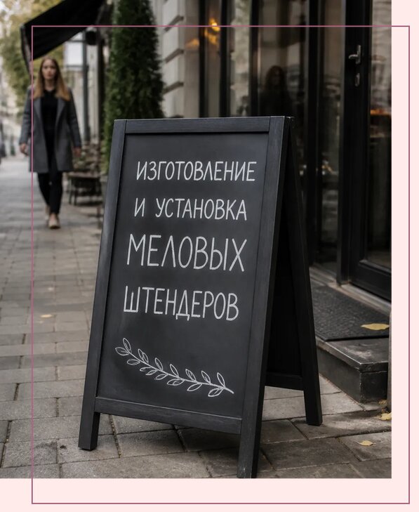 Меловые штендеры в Нововоронеже по цене от 6578 р. | Аванза-Нвв